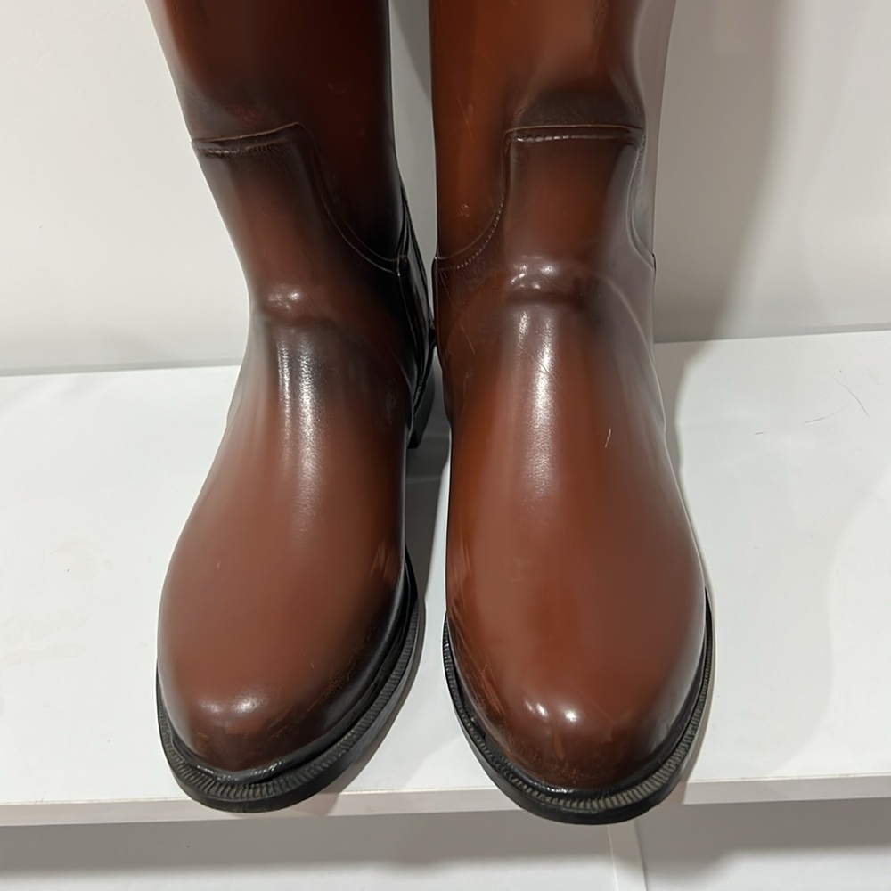 Burberry woman’s Brown Riding Boots size 7 - Picture 6 of 16
